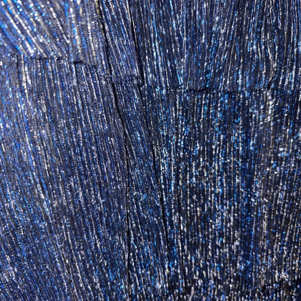 The Party's Tier Navy Organza Tiered Backless Mini Dress - Picture 6 of 6